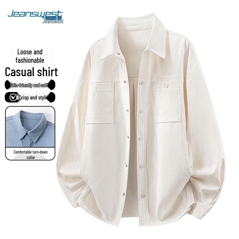 Мужская повседневная рабочая рубашка с длинным рукавом Jeanswest 3XL