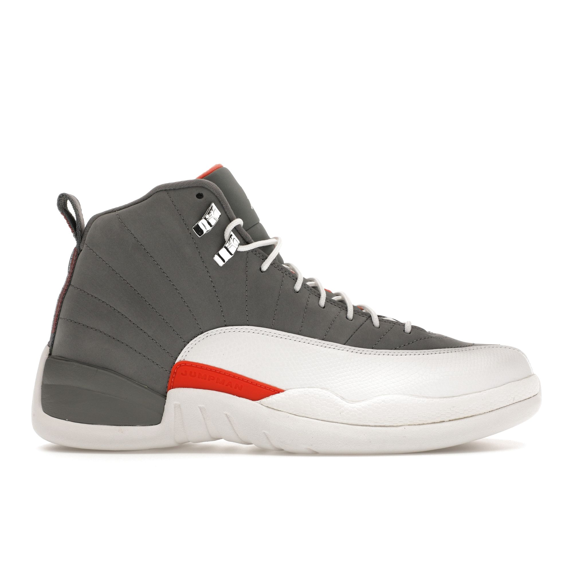 

Мужские кроссовки Air Jordan 12 Retro Cool Grey White-Team-Orange 130690-012