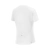 Li Ning Running Series Solid Color Breathable Versatile Short Sleeve T-Shirt Women Tops Champagne-White ATSV088-1