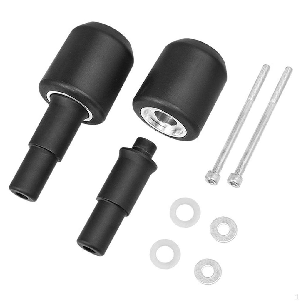 2x Motorcycle Frame Sliders Anti Crash Pad Falling Protection Assembly Repair Parts