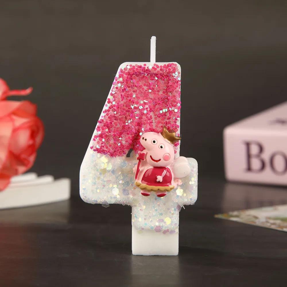 Digital Candle Birthday Little Celebration Cake Topper Decoration