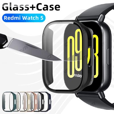 Puzdro pre Redmi Watch 5 Active Tempered Glass Protector Screen & Hard PC Protective Bumper for Redmi Watch5 Lite Cover Cover Príslušenstvo