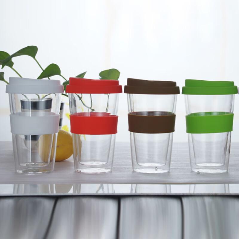 Meilin Brada Heat-Resistant Double Wall Glass Coffee Cup