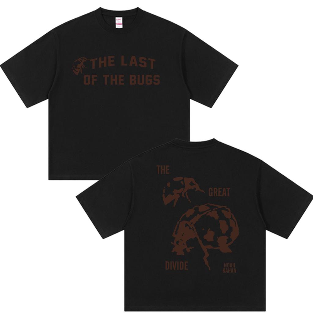 Noah Kahan The Last of The Bugs Tour 2026 Print T Shirt Unisex Women Summer Oversized Cotton Tshirts Y2k Harajuku Clothing Tshirt