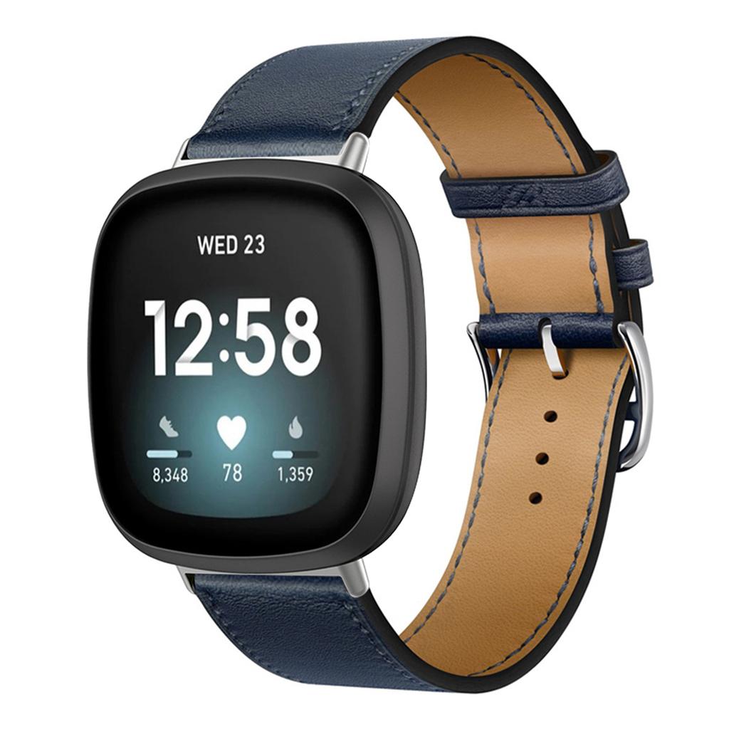 Leather Bracelet Strap For Fitbit Versa 4 3 2 1 Versa Lite Smart Watch Wristband Replacement Strap For Fitbit Sense/sense 2 Watchband