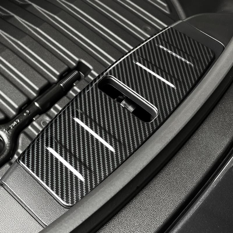 Car Front Trunk Protection Door Sill Bumper Panel 3d Trims For Tesla Model 3 2017 2018      2024 2025