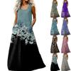 Vestido Casual de Moda para Mujer sin Mangas y con Cuello en U
