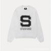 STU26 Otoño Invierno Unisex Oversized Algodón Cuello Redondo Sudadera de Manga Larga Adolescentes Adultos