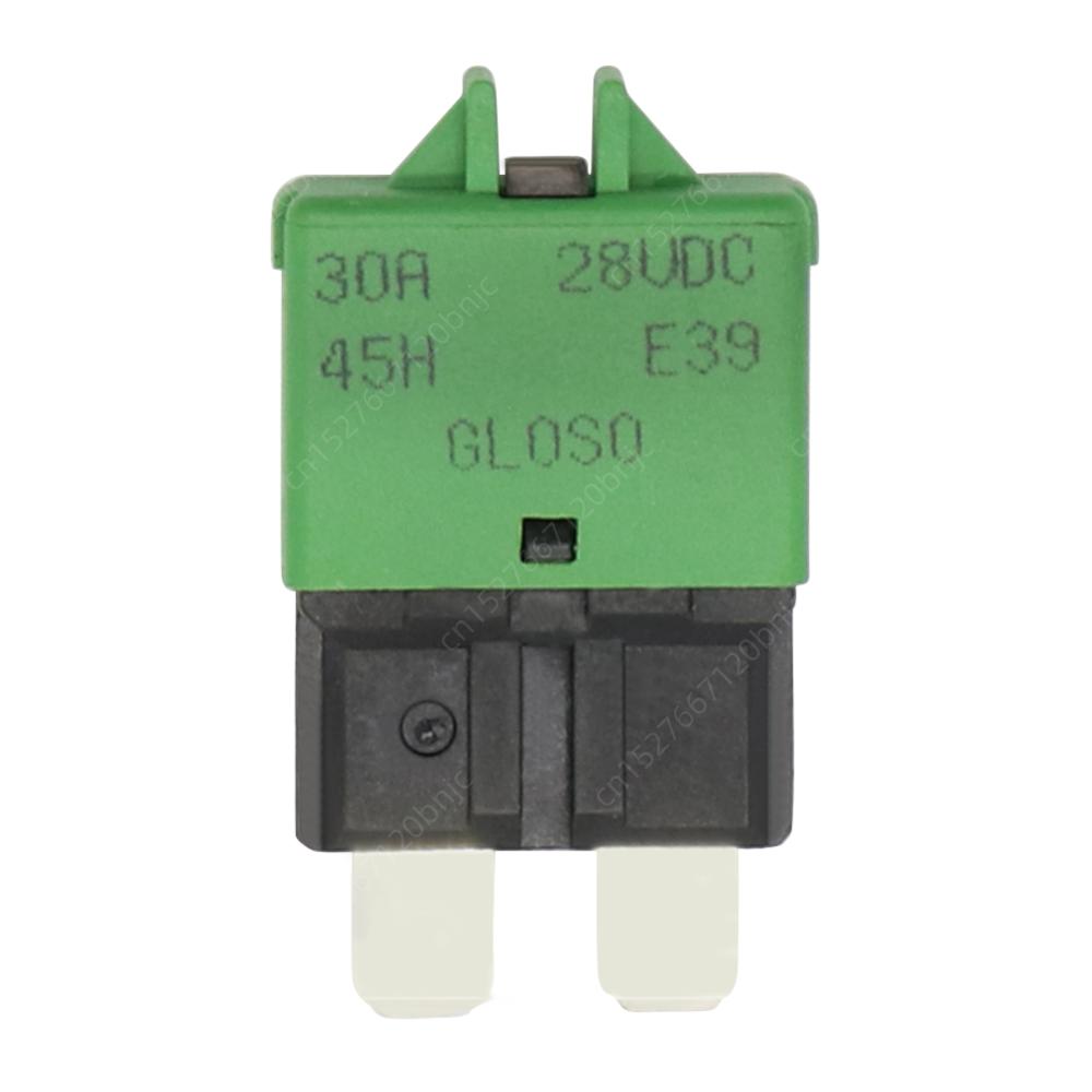 2-30 buc 5/7.5/10/15/20/25/30A DC28V Adaptor siguranță cu resetare manuală Siguranță lamă întrerupător de circuit ATC pentru marină, raliu, auto, barcă