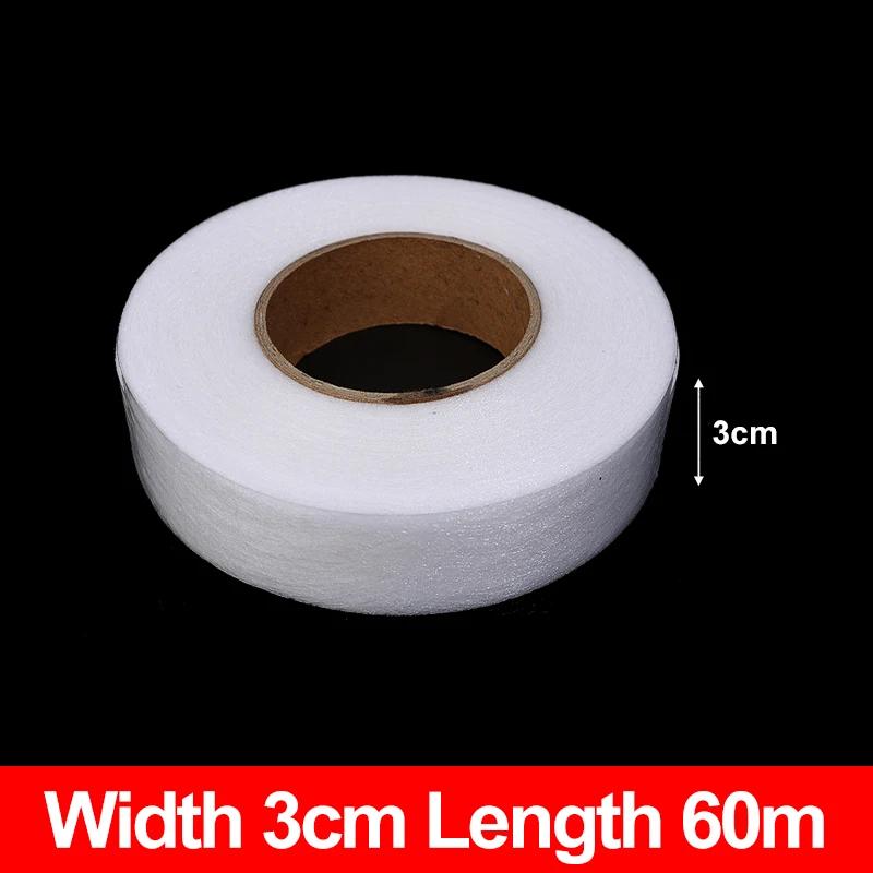 300/60M Adhesive Fabric Fusing Tape Iron On Hem Tape Pants Jean Clothes Trousers Edge Shorten DIY Sewing Tools Hemming Strips