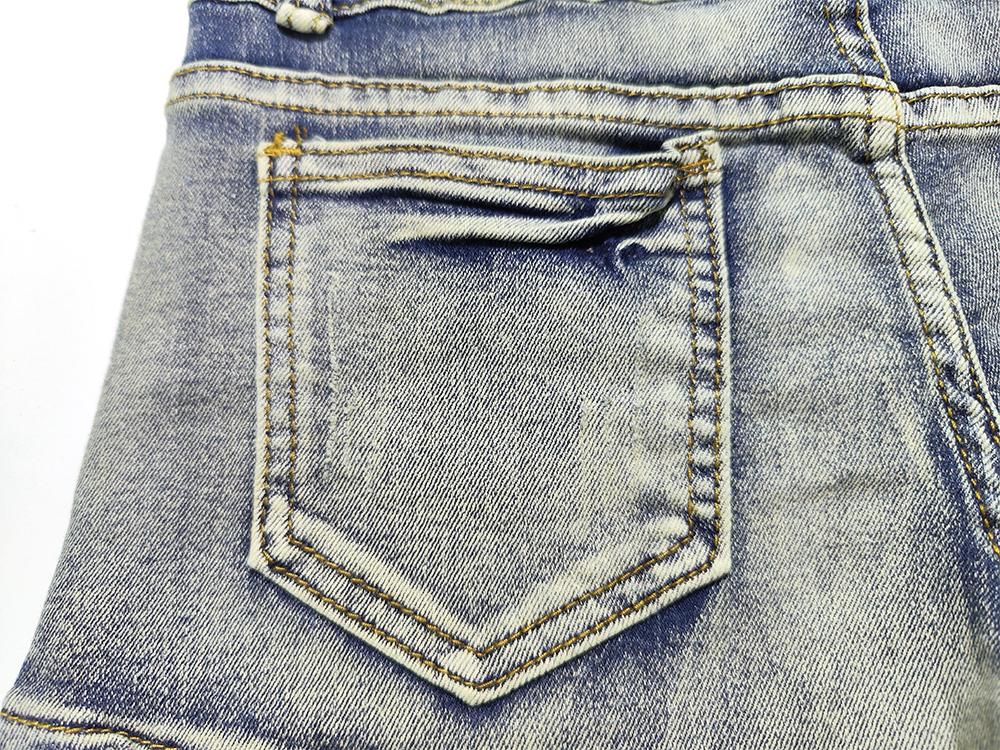 Sexy Low Rise Denim Super Shorts Women's Summer Elastic Slim Skinny Rivet Vintage Blue Short Jeans Y2k Versatile Pants