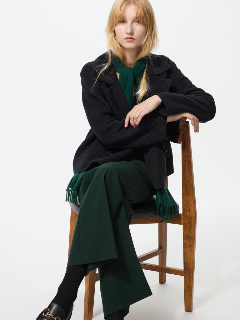 Uniqlo Double Face Short Coat Relax Fit