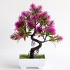 Artificial Bonsai Vivid Easy Care Colorfast Decorative Fake Pine Tree Bonsai Home