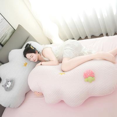 Cute Clouds Stars Moon Throw Pillow Girl Bed Cushion Ice Bean Cool Pillow Dual-Purpose Spring And Summer Pillow