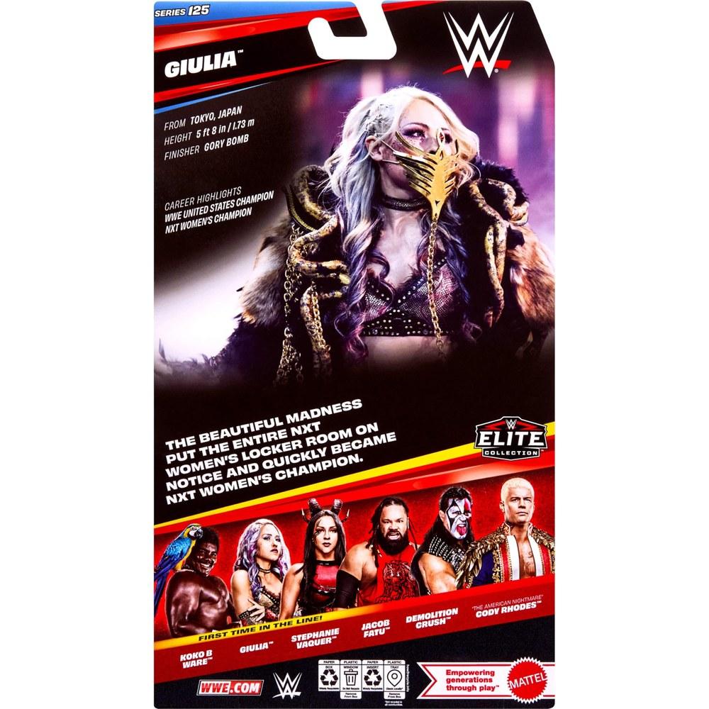 Mattel WWE Elite Action Figure Series 125 Julia 6-Inch Collectible Interchangeable Needles 25 Joints Accessories