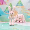 Creative Design Plush Rabbit Pendant Soft Stuffed Schoolbag Pendant  Children's Birthday