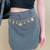 Multi-pendant Starfish Waist Chain Shell Beads Belly Chain Imitation Pearl Body Chain  Ladies