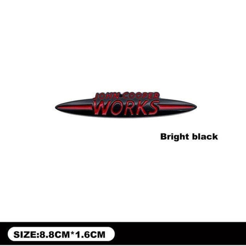 Dla Mini Cooper S F55 F56 F60 F53 F54 R55 R56 R60 R61 R58 F57 Cooper Works metalowa plakietka karoseria naklejka dekoracyjna części
