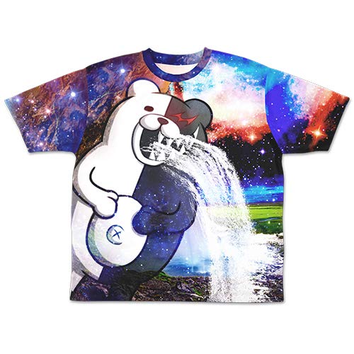 

Danganronpa 1 & 2 Space Monokuma Double-sided Full Graphic T-shirt/M