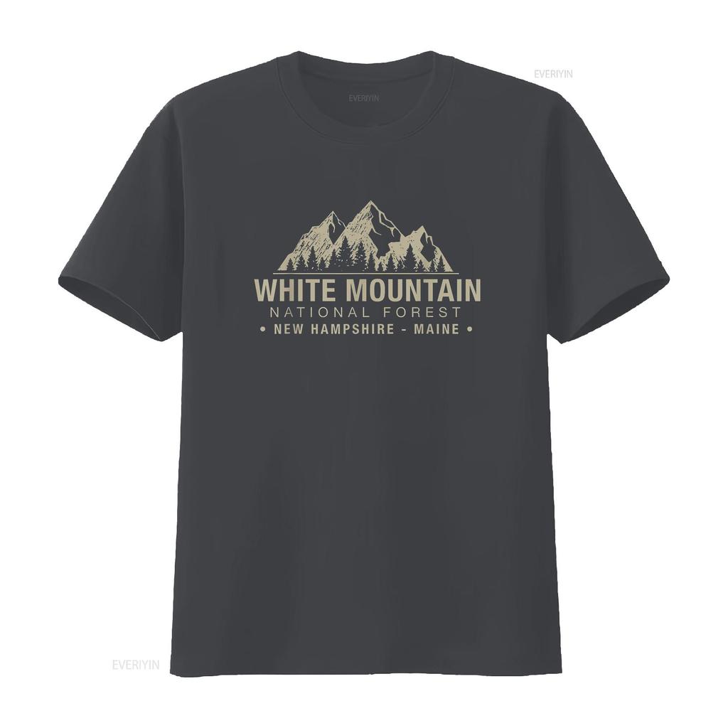 White Mountain National Forest New Hampshire Maine T Shirt vintage Washed Unisex Stylish Top For Everyday Wear homme Casual