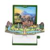 3D Dinosaurier Explodierendes Buch und Astronaut Schlüsselanhänger Schloss - Pädagogisches, Kreatives Dekorationsobjekt zur Entspannung
