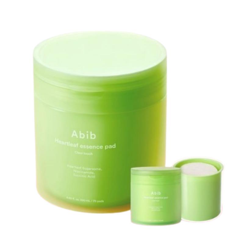 

Abib Пэды-эссенция для точечного ухода с экстрактом хауттюйнии сердцелистной Clear Touch 140 шт. (70 листов + 70 листов запасных)