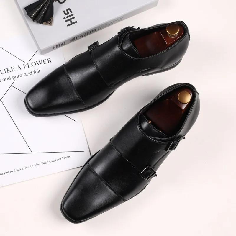Men's Office Formal Shoes Classic Men's Leather Shoes 2025 Hot Comfortable Durable Male Social Shoes Zapatos De Vestir Hombre