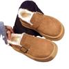 Winter Velvet Thickened Thick-soled Snow Boots Low-top Shallow Mouth New Short Tube Warm and Non-slip Cotton Shoes