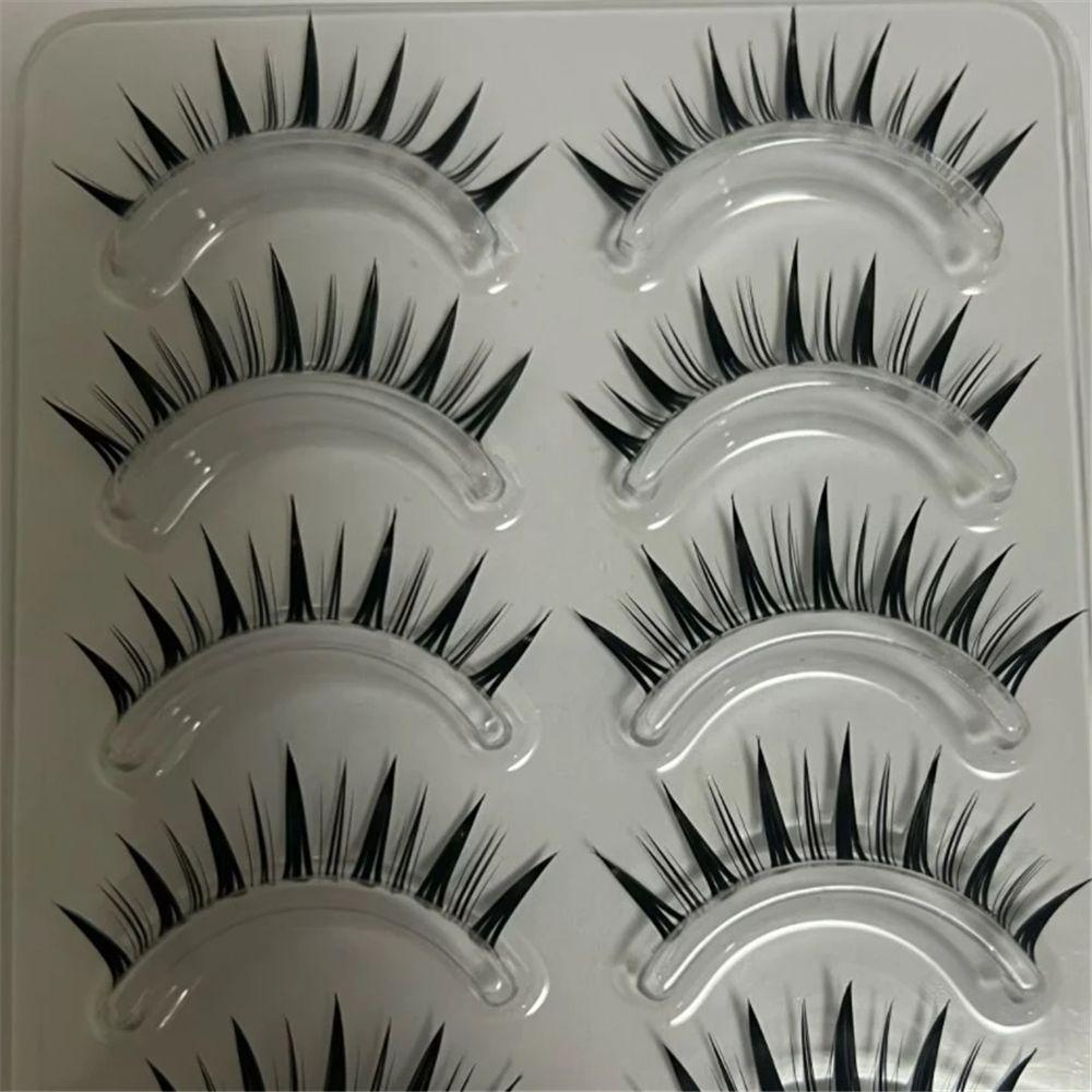 Faux Mink Manga Anime Lashes Dramatische gefälschte Wimpernverlängerungen Falsche Wimpern für Frauen