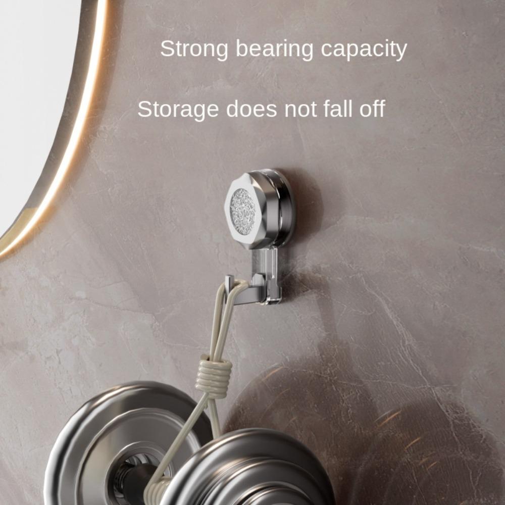 

Waterproof Rotary Sucker Hook Moisture-proof Robe Hook New Decorative Hooks