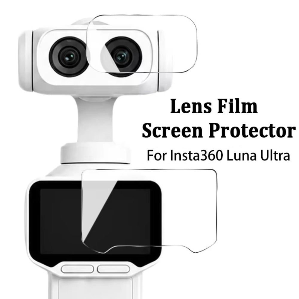 Tempered Glass Lens Films Protective Films for Insta360 Luna Ultra Gimbal Camera Accessories