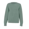 Women's Loose Retro Fashion Soft Solid Color Small Round Neck Short Sweater for Women