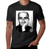 Black White Portrait (Linocut) Of Louis De Funs TShirt Blue Archive Blouse Graphic Tee Shirt Unisexs T Shirts Top Quality