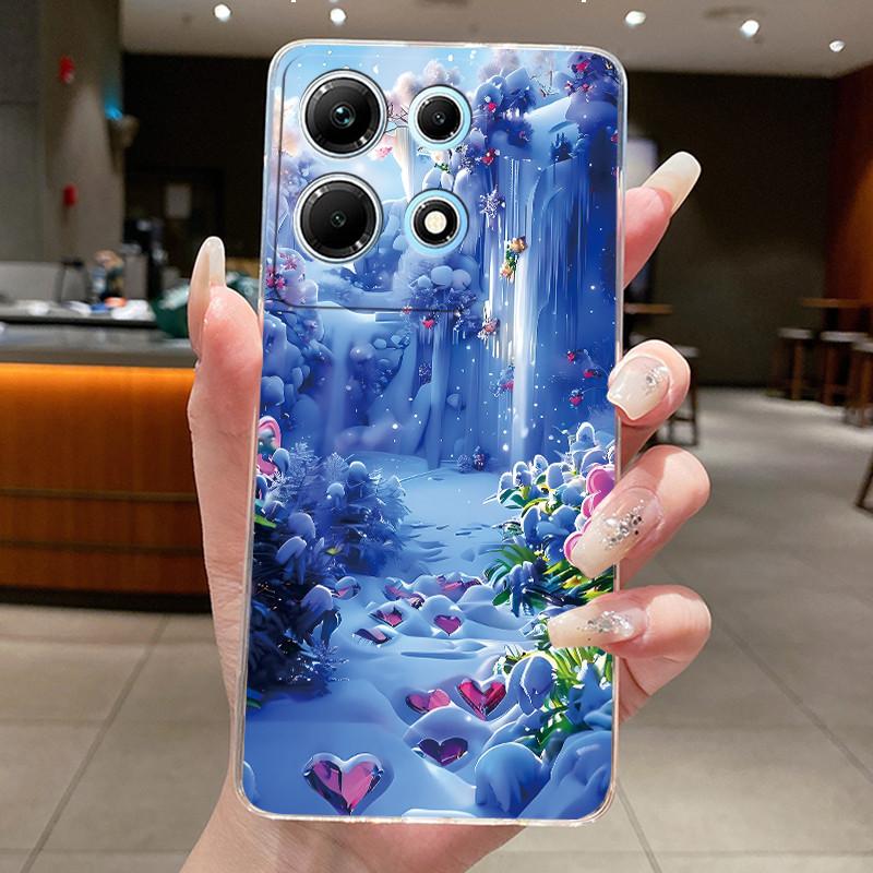For Infinix Note 30 Case X6833B X6716B X6711 Note30 5G Lovely Cartoon Transparent Soft TPU Phone Case For Infinix Note 30 Cover