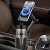 Bekerhouder Telefoonhouder voor Auto 2-in-1 Mobiele Telefoon Standaard Bekerhouder Vergroter 360° Rotatie Uitbreidbare Bekerhouder Magnetische Lange Arm Drank