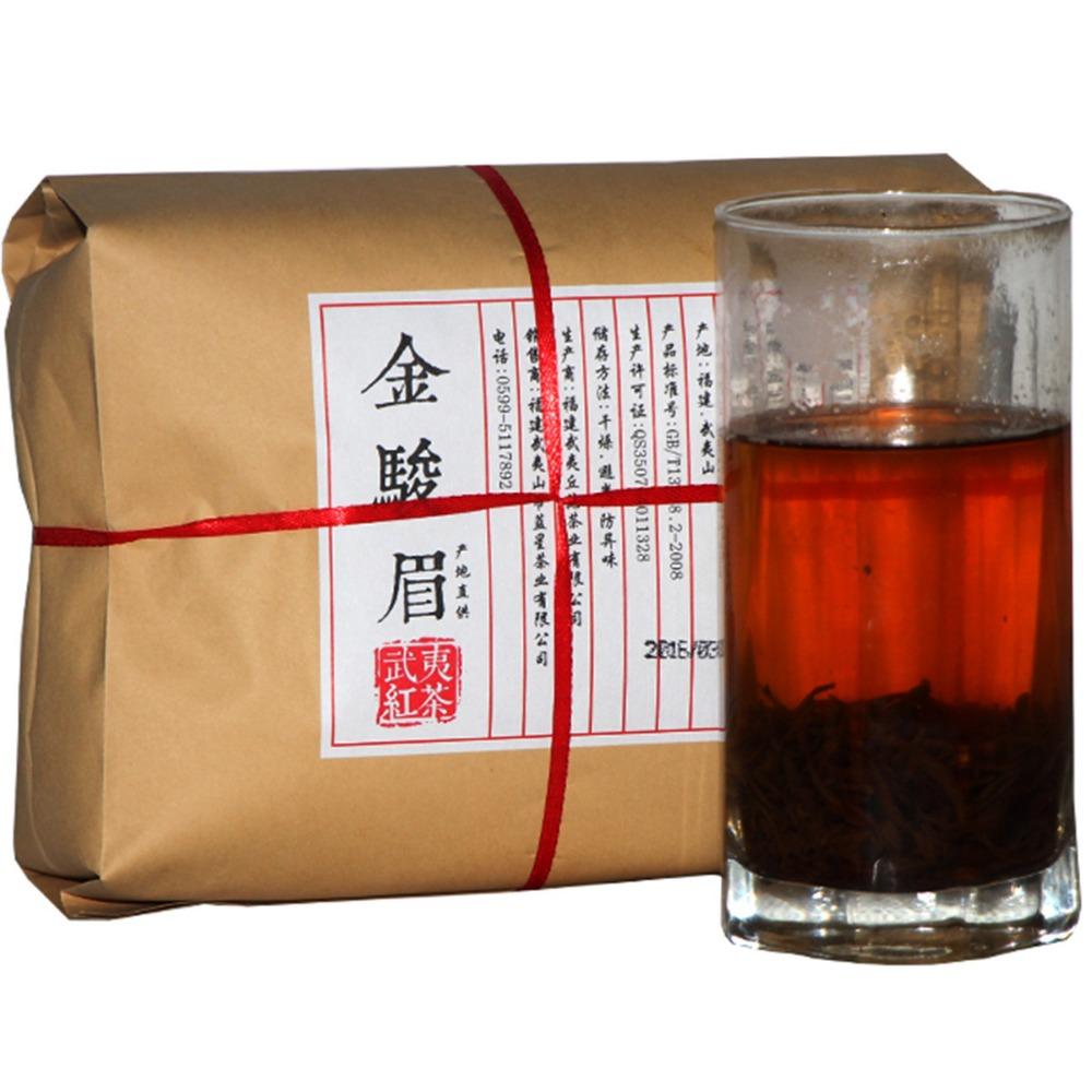Black Tea Jinjunmei Organic Wuyi Black Loose Leaf Golden Eyebrow Tea 500g