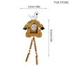 1:12 Miniature Wall Bird Clock Furniture Dollhouse Home Model Decor Toy Doll House Accessories