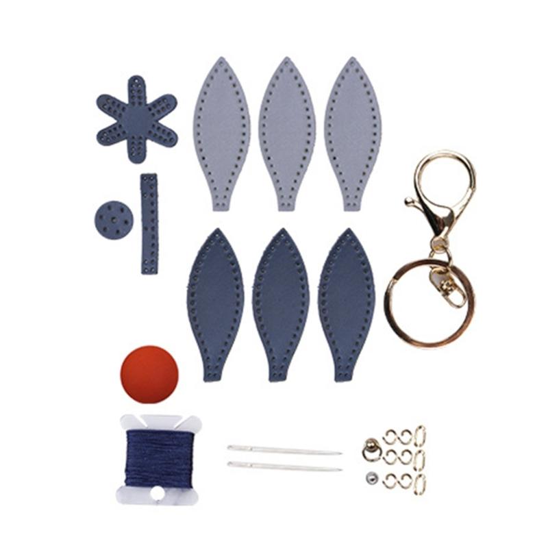 Creative Hot Air Balloon Car Accessory with Detachable Key Holders & Phone Charm DIY set for Vehicle Interior Decoration