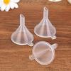 10 Peças Mini Funis de Separação de Plástico Ferramenta de Enchimento de Garrafa Vazia para Líquido de Perfume
