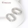 18K Gold Plated Brass Oval Twist Closed Ring Connectors High Quality DIY Jewelry Making Supplies Necklace Earrings Accessories