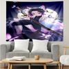 1PC Vibrant Anime Characters K-pop music group Tapestry Accessories for Bedroom,Livingroom, dormitory Room Wall Decor Fan Birthday Gifts