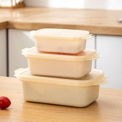 1/3 Stück Kühlschrank Lebensmittel Versiegelte Frischhaltebehälter Frisches Obst Gemüse Steak Fleisch Aufbewahrungsbox Organizer Küchenzubehör