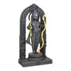 Ram Lalla Idol, 12,7 cm Höhe, Schwarz, 3D-gedruckt, UV-Harz, Hinduistische religiöse Statue von Lord Rama Ayodhya