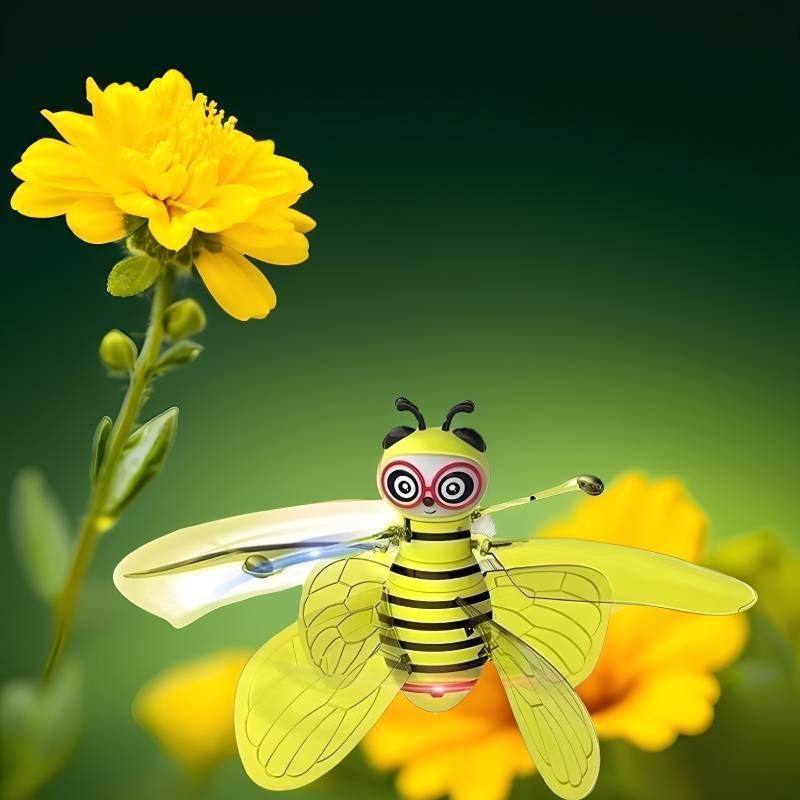 Small Flying Bee Hovering Toy With Gesture Control And Usb Charging For Kids