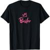 Bailee the Queen _ Pink Crown & Name for Women Called Bailee T-Shirt