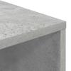 Concrete Grey Sideboard with Drawers 73.5 x 24 x 69.5 cm