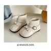 Baby Girl Fleece Lined Princess Ankle Boots Toddler Walker Shoes