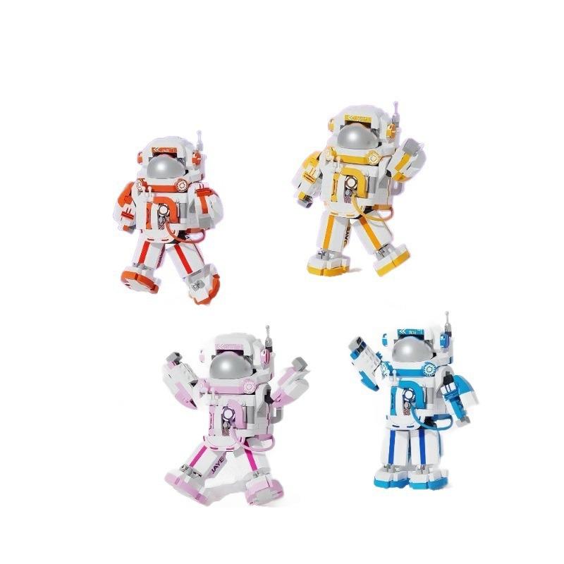 Space Astronaut Airplane & Rocket Building Blocks Compatible with LEGO for Kids Educational Toy Set