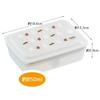 Skater Bento Box Ag+ Antibacterial Fluffy Packing Integrated 1 Tier 850ml Miffy PAS9AG-A