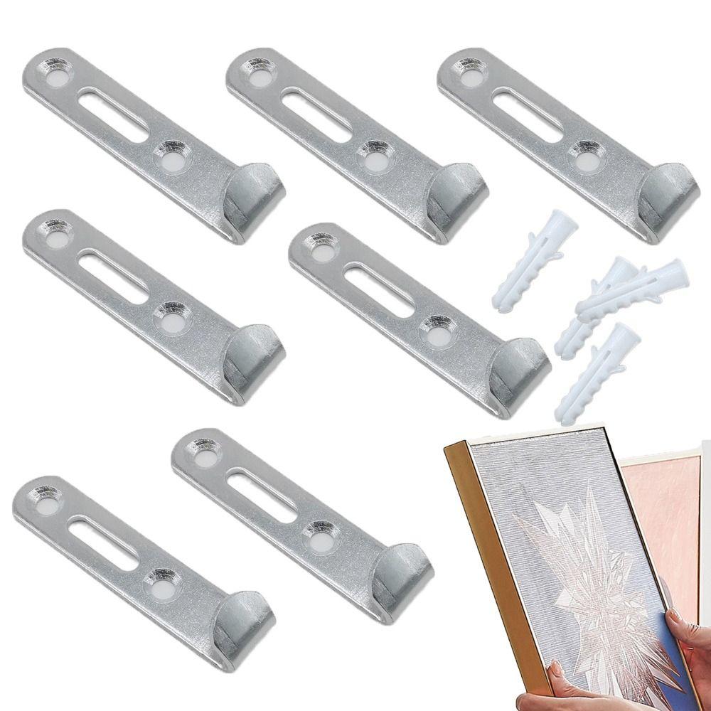 

10 шт. серебряная вешалка для картин, металлическая художественная работа, крепеж для рисования, фурнитура для инструментов, аксессуары